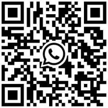 QR Code para entrar no canal do WhatsApp